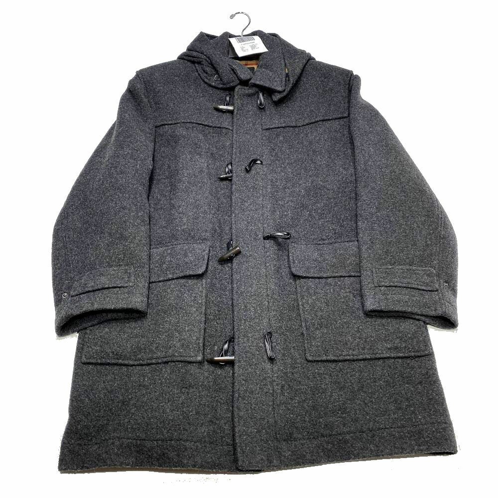 NWT Jos A Bank Wool Duffle Coat XL Charcoal Work‎ Dress Plaid Warm Mens $695
